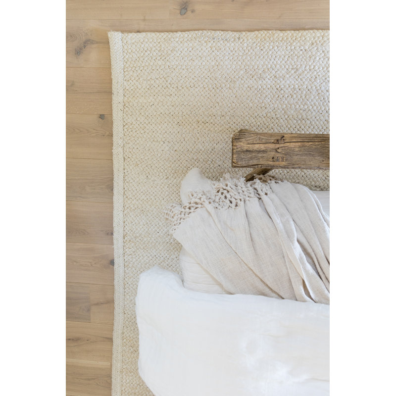 Jute / Sisal Area Rug in Beige, Rectangle 8' x 11'