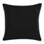 Ensemble de 2 coussins décoratifs en polyester à imprimé animal noir / blanc-123252326
