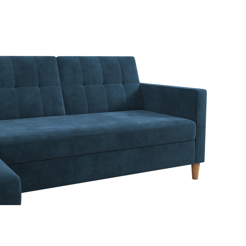 Abram 3 Seater Sofa Bed, Blue