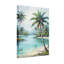 Plantes et fleurs, plage tropicale, palmiers, ciel d'eau, sable, verdure-1677063804