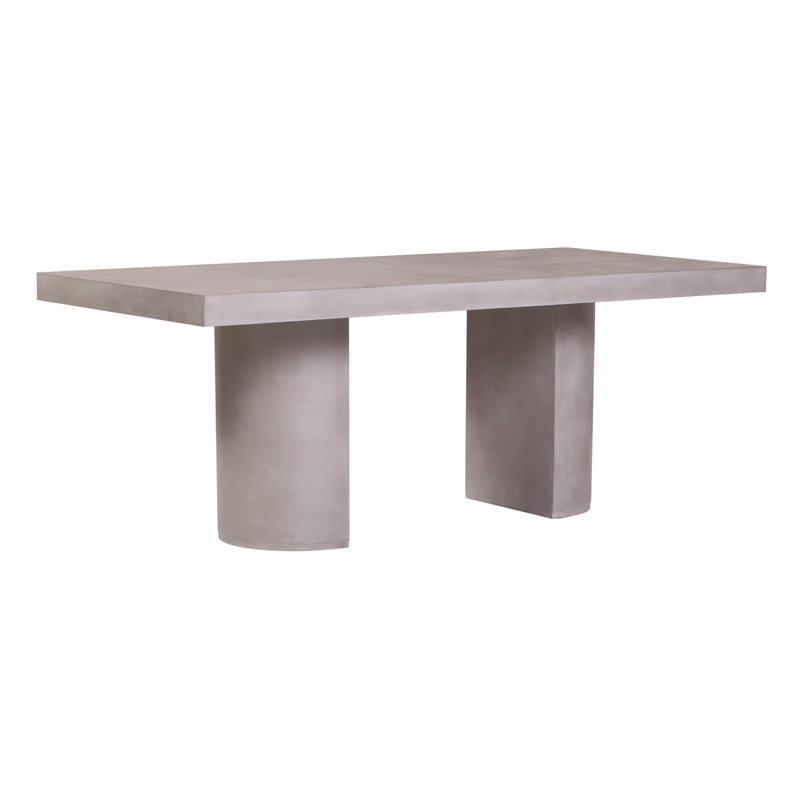 Table de salle à manger Perpetual, Gris ardoise