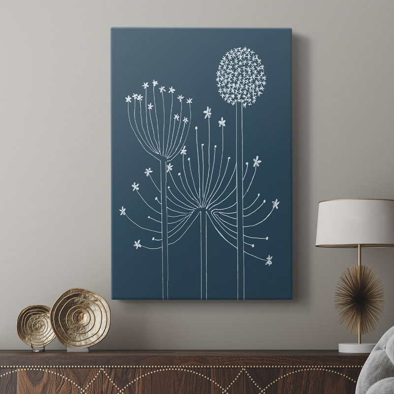 Graphique Alliums II - galerie Cavas personnalisée, H 18 po x l 12 po