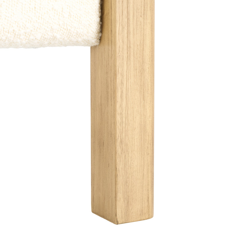 Graciella Boucle King Canaopy Bed
