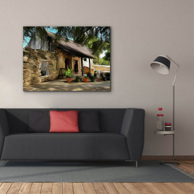 'Mission House 02' by Dante Plata Canvas Wall Art, 54" x 40"