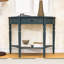Console en bois avec tiroir et tablette-1095167721