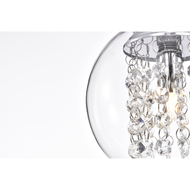 Delhi 1 - Light Chrome Single Pendant