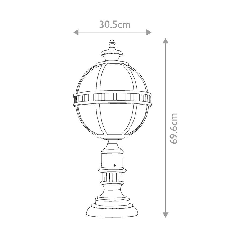 Beachampton Seeded Pier Mount Light