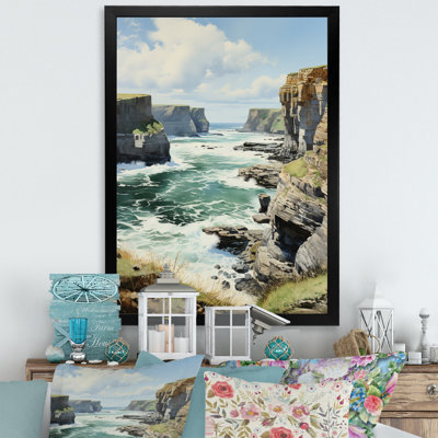 «England Majestic Cliffsengland Landscape II», reproduction sur toile