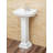 Roosevelt 27.5" Tall Vitreous China Oval Pedestal Bathroom Sink with Overflow-20111640-20131715-46019664