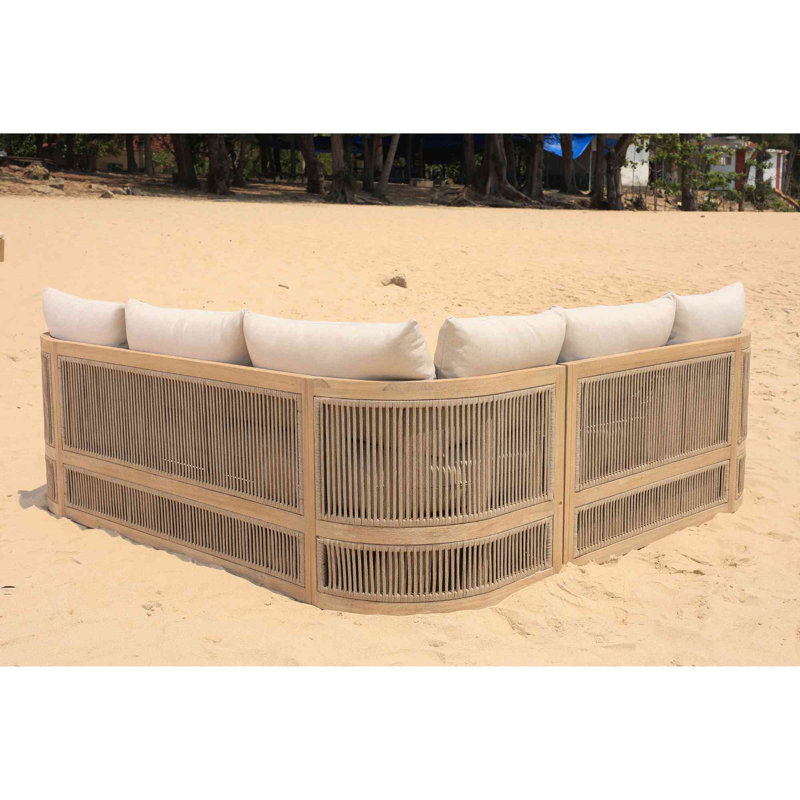 Panama Jack Cabo 3-Piece Sectional Seating Set,   Canvas Standard