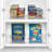 Hosler 6 Pack Medium Stackable Clear Storage and Organizer Bins with Handles
