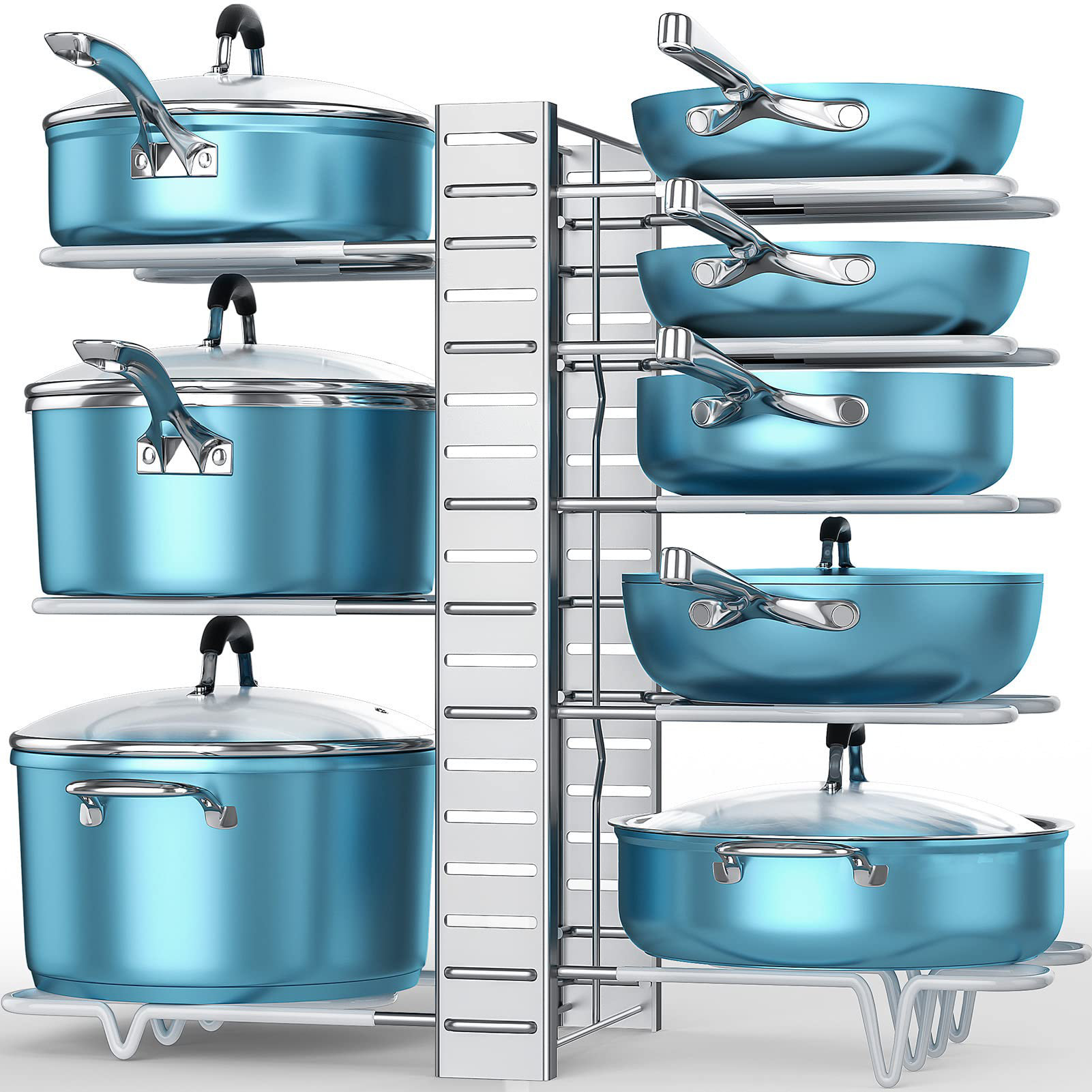 Multiple Use Dish Drying Rack for Plates Baking Pan Pot Pans for Plates,  Cutting Boards, Bakeware Cooling Racks, Pots Pans, Serving Trays 