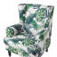 Richburg Upholstered Wingback Chair with Footstool-1780129200