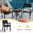 Derrica 6 - Person Patio Dining Set with Round Table-1192339129