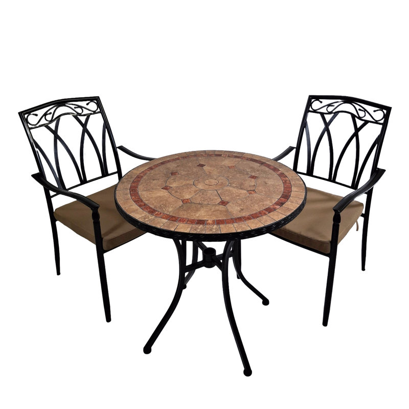 Richmond 2 Seater Bistro Set with Cushions