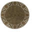 Trinity Hand-Knotted High-Quality Brown Round Area Rug