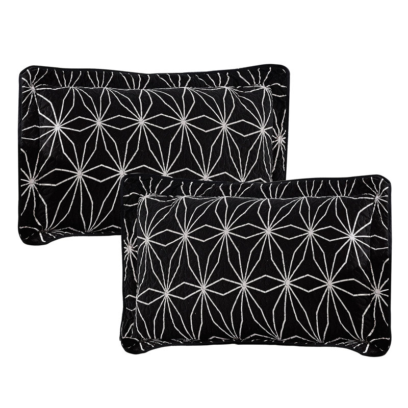 Joresa Polyester Geometric Shapes Coverlet