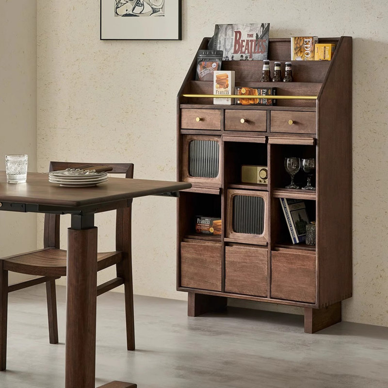 Solid Wood Multi-Functional Sideboard