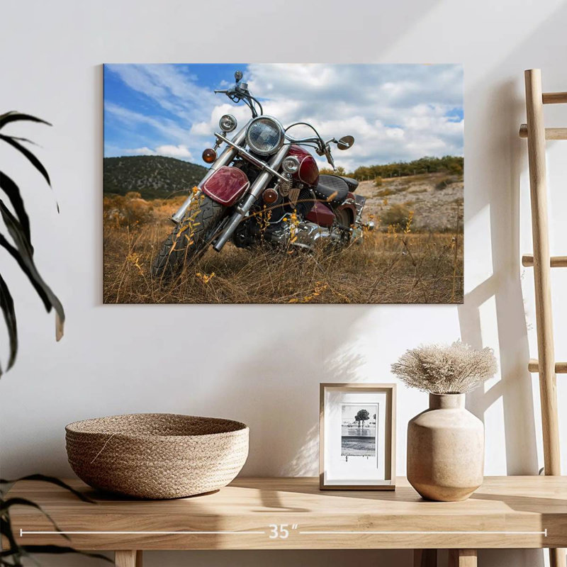 Moto classique Mehar, H 16 po x l 24 po