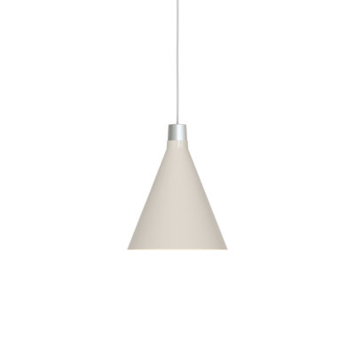 Bower 1 - Light Silver Cone Pendant
