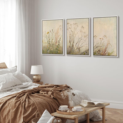 Rustique, fleurs sauvages et arbres murmurant des fleurs modernes, décor chic, salon, chambre à coucher, bureau