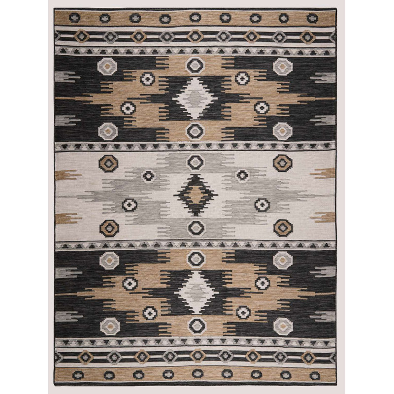 Rectangle Bennjamin Indoor/Outdoor Area Rug, Rectangle 2' x 3'