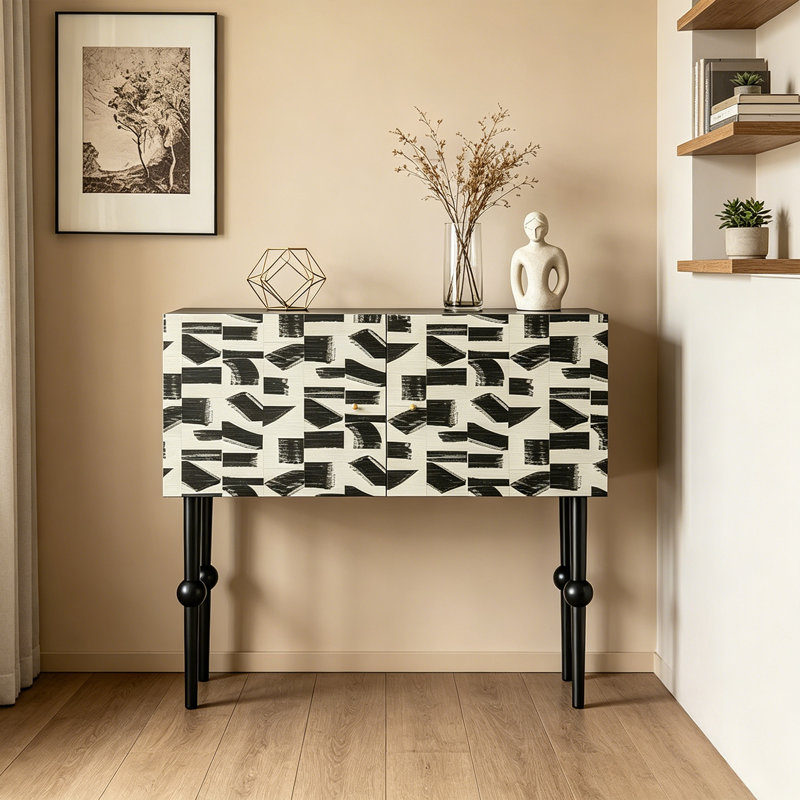 Modern Minimalist Console Cabinet