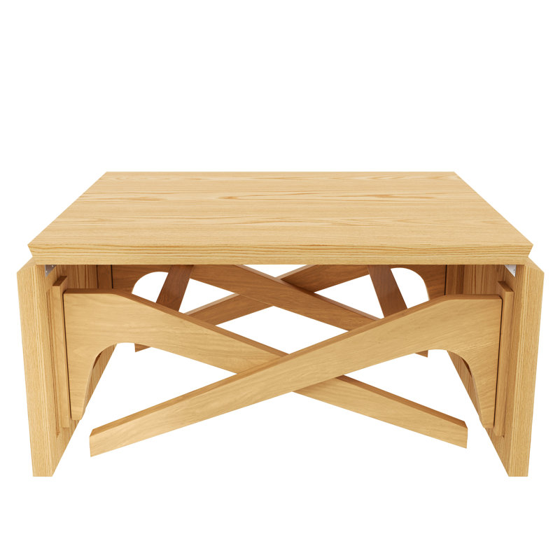 2 In 1 Coffee Table, Natural