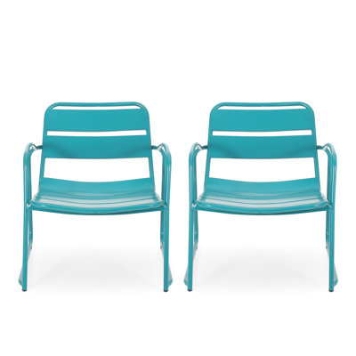 Relax With Serenity On Teal Iron Chair, 25.22 In. Depth, 27.14 Width, 25.63 Height, 13.86 Lb Chair In Iron: Ease, Deep, Wide, High,