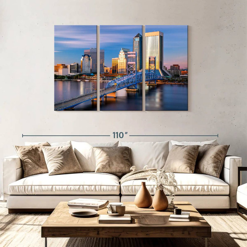 Jacksonville, Floride, pont principal, H 48 po x l 74 po