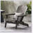 Foldable Acacia Wood Adirondack Chair – Traditional Slats, Wide Armrests, Rustic Outdoor Design, Easy Storage-120788754