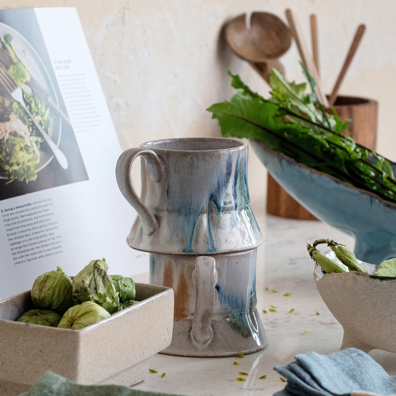 Autumnal Harmony Reactive Glaze Mug Set