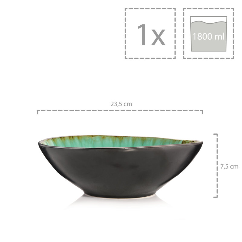 1.8 L Palm Beach Marazi Salad Bowl