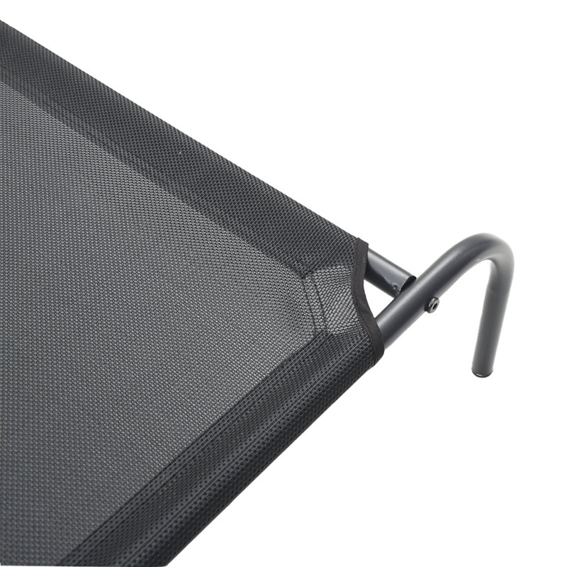 Quinlan Pet Bed, 20cm H x 150cm W x 90cm D, Black