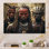 Tribu africain, Kalenjin Warriors - Tribu africain, art mural en métal, salon