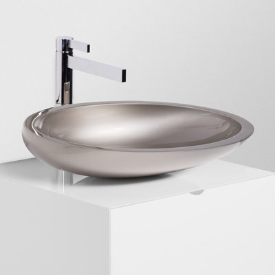 Maestro Bath Nova Max 15.8 " Resin Oval Bathroom Sink