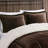 King Size Comforter - To 1 Comforter, 2 Shams, Decorative Pillow Soft And Comfortable Brown Design Cozy Reverse Fabric 20"w X 36"l 18"w 18"l Relaxing Moments-118754061-118754059