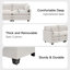 U-shape Boucle Upholstered Sectional Sofa With Armrest-107084686