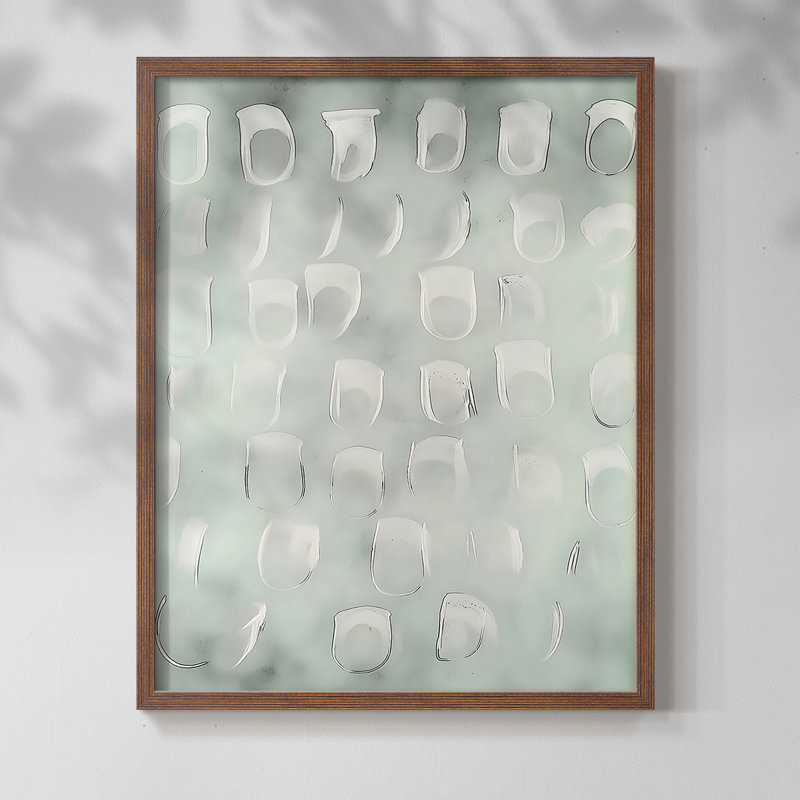 "ABSTRACT Series DCCL XXVII" par J Paul, Noyer, H 21 po x l 17 po