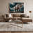 Dinosaur Spinosaurus Black Canvas Wall Art