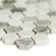 Bianco Dolomite Tibi 11.73 In. X 11.73 In. Polished Marble Mesh-mounted Mosaic Tile