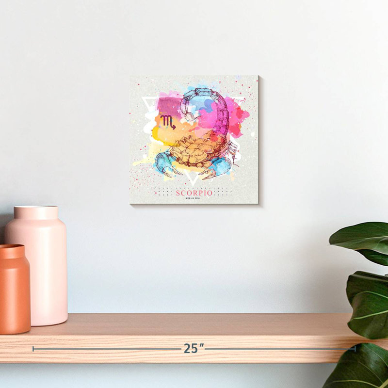 Javetta Scorpio Zodiac Sign, 10" H x 10" W