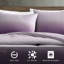 Ensemble d'édredon réversible mauve dégradé Kenneth Cole-125385424