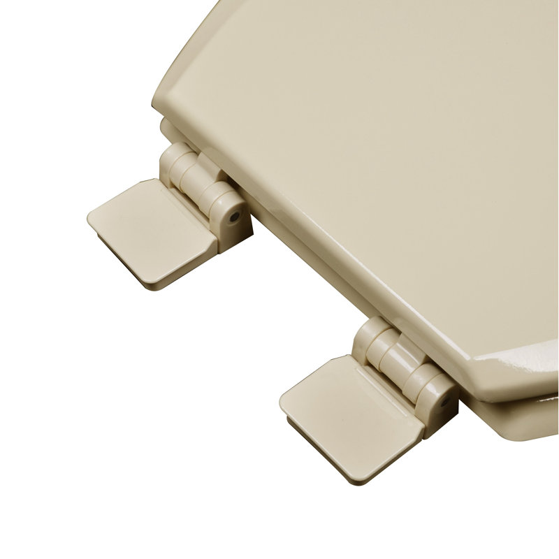 Round Toilet Seat and Lid, Almond
