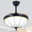 42" Vintage Ceiling Fan With Led Light For Dining Room & Living Room