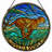 7.8"H Speed Power Stained Glass Window Panel-667251230