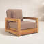 Montford Teak Patio Chair with Cushions-2046418001