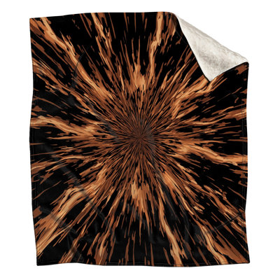 Bronze Radiating Burst Blankets