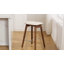 26" Solid Wood Backless Bar Stools, Set of 3 Saddle Counter Height Barstools-676556595-676556592