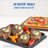 PowerXL SmartSynx Dual Door Oven, 8 Quick-Touch Cooking Presets including Air Fry, Toast, Bake & Broil, Large Capacity, Cooks 2 Foods Simultaneously.